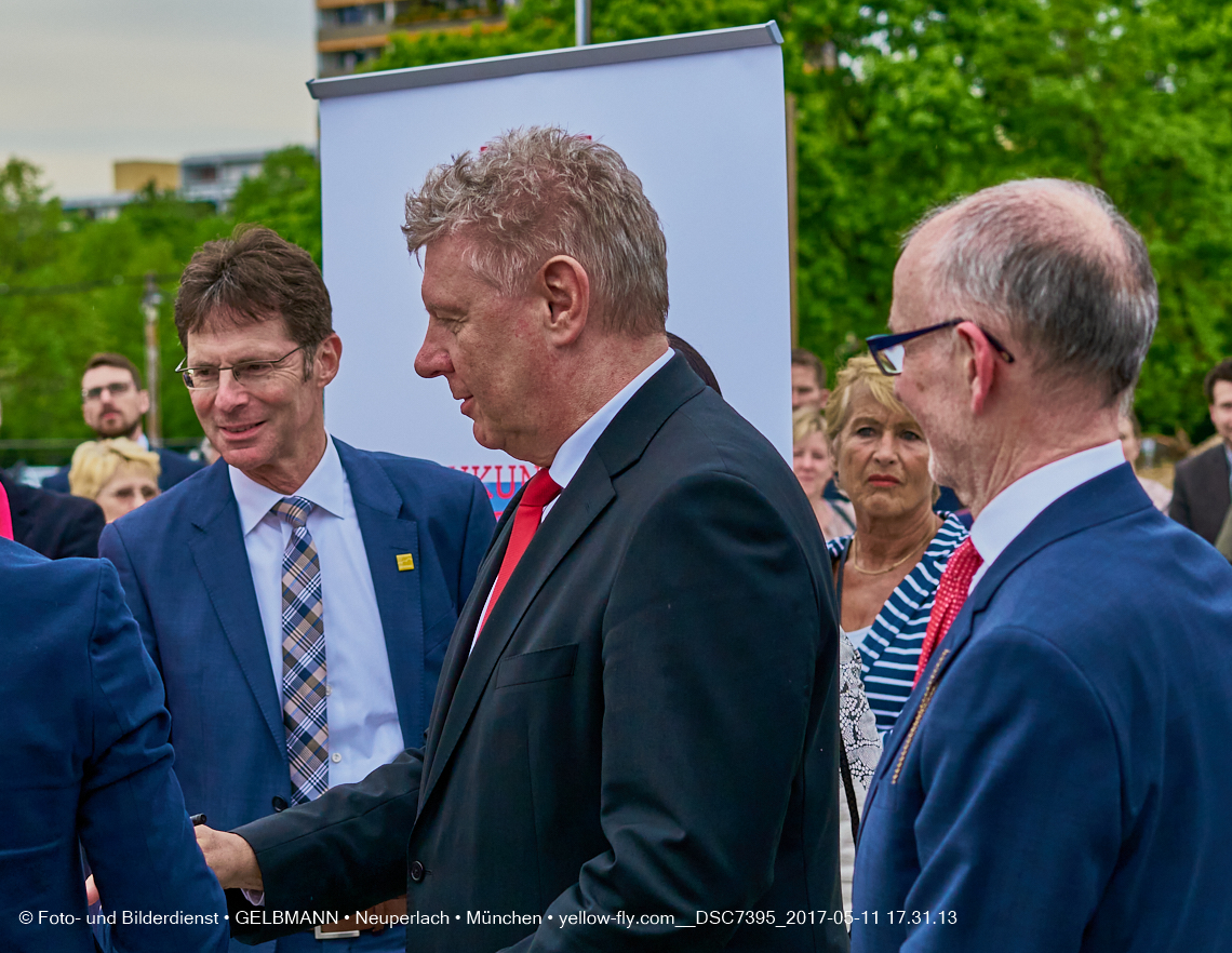 11. Mai 2017 - Grundsteinlegung für die LOGE und dem Kulturquadrat in Neuperlach